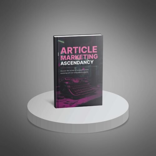 Article Marketing Ascendancy