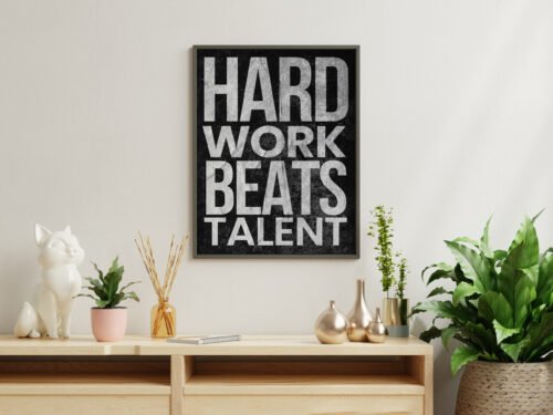 Hard Work Beats Talent