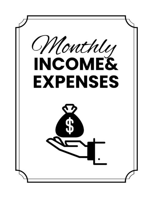 Monthly Income Expenses
